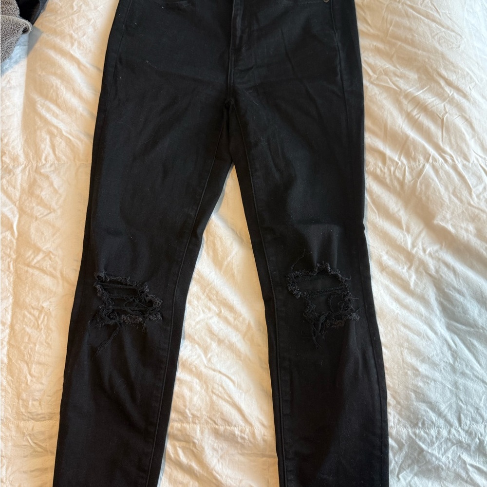 Women's Black American Eagle Jeans